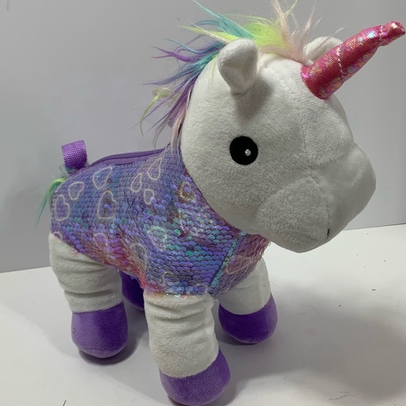 Dunnes Plushy Unicorn Purse - Picture 3 of 4